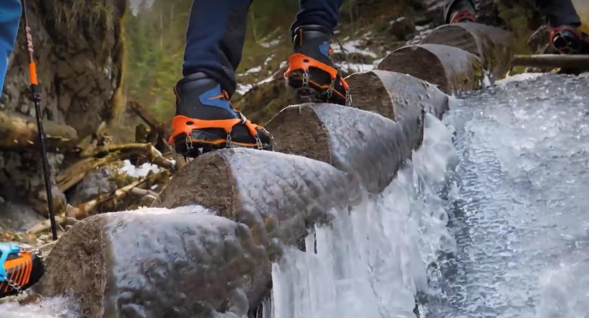 Zimne dobrodruzstvo v Slovenskom raji roklina Velky Sokol
