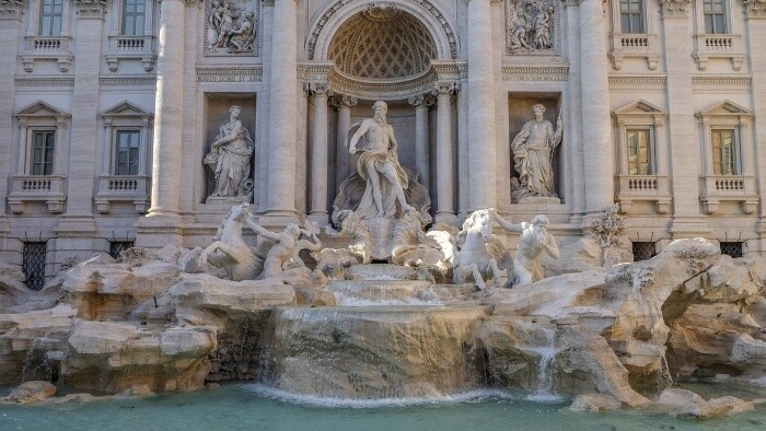 Fontana di Trevi zaraba statistice Euroskop Radio Slovensko