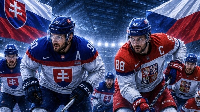 HOKEJ Federalne derby s Cechmi MS v hokeji 2026 Radio Slovensko