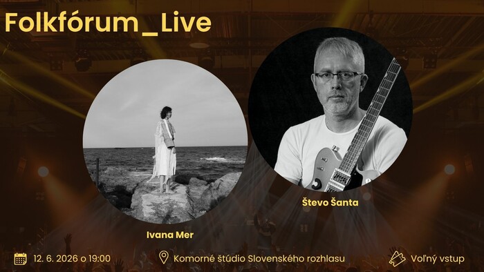 Folkforum Live Ivana Mer a Stevo Santa Koncerty NAZIVO Radio Devin