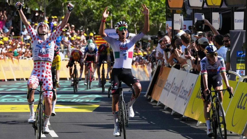 Tour de France Del Toro vyhral druhu etapu Pogacar druhy Vingegaard v zltom