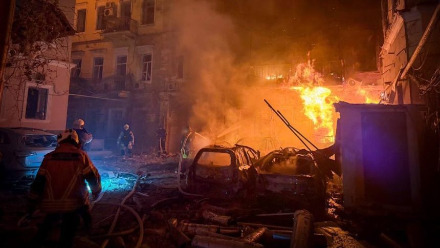 nocne ruske utoky na ukrajinu si vyziadali obete v charkove zasiahli obytnes budovy zranenych hlasia aj z odesy