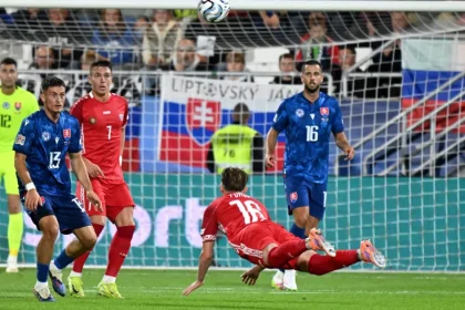 Slováci zdolali Moldavsko v Lige národov po góloch Schranza a Dudu
