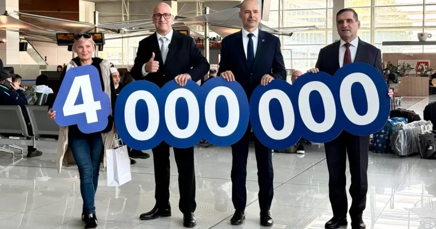 Bratislavské letisko prekonalo štyri milióny, jubilejnou cestujúcou je Petra z Nitry