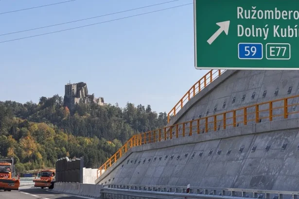 Nový úsek diaľnice D1 pri Hubovej je už otvorený pre motoristov