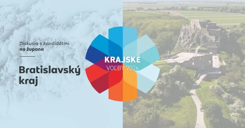 Voľby 2026: Diskusia kandidátov na predsedu Bratislavského kraja