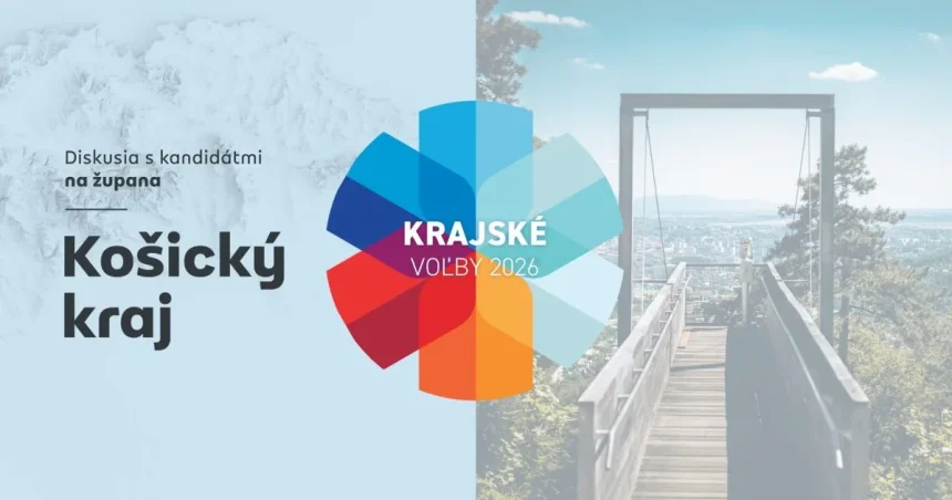 Voľby 2026: Sledujte diskusiu kandidátov na predsedu Košického samosprávneho kraja