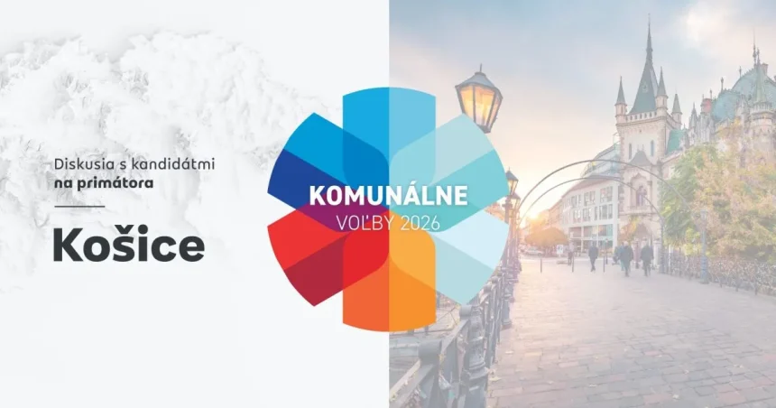 Voľby 2026: Sledujte diskusiu kandidátov na primátora Košíc